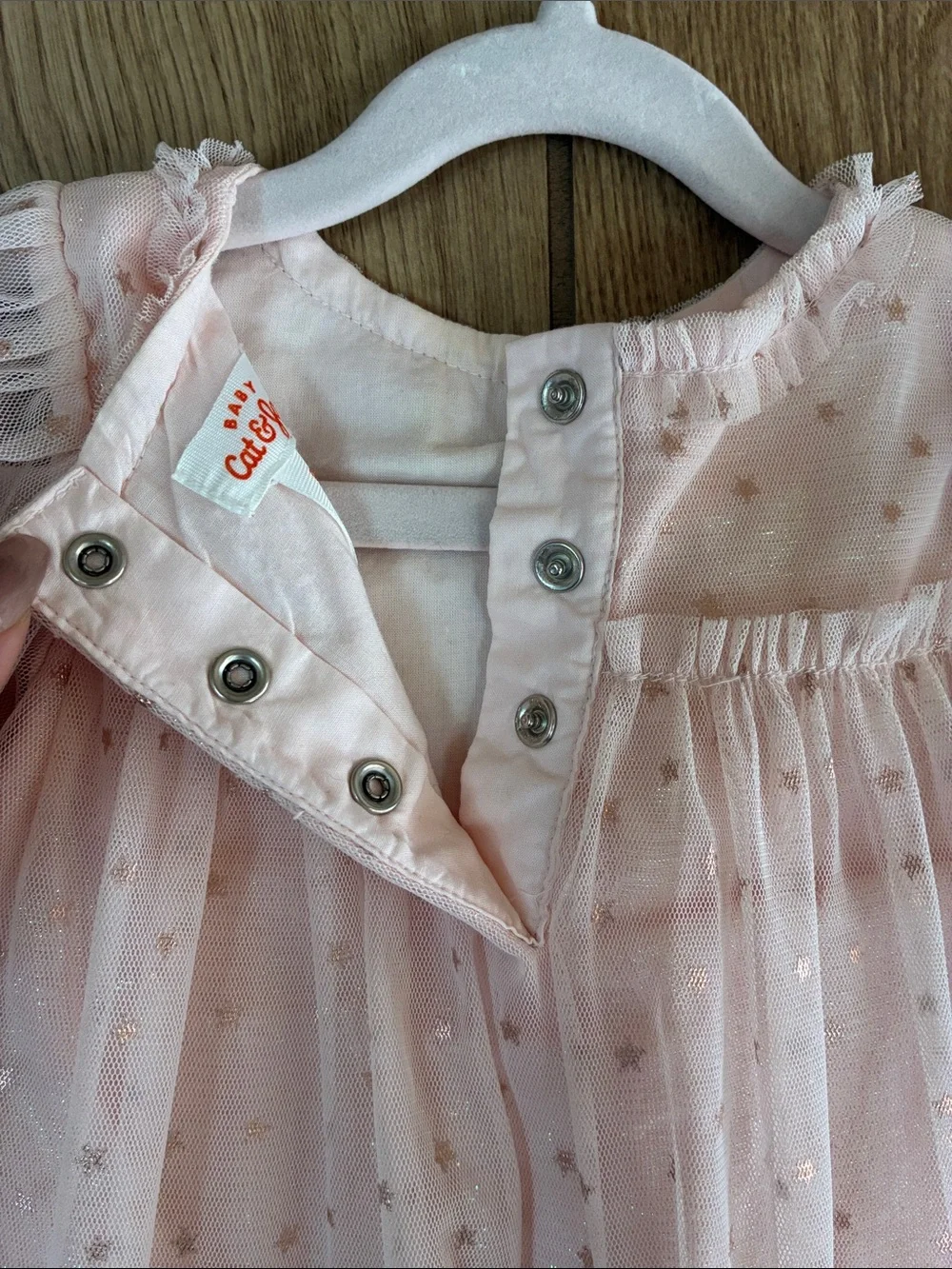 Cat & Jack Pink Star Tulle Dress for Girls